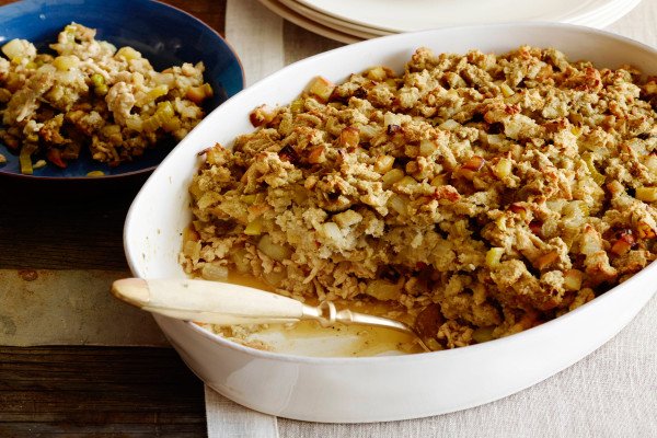 Turkey and Stuffing Casserole for Two