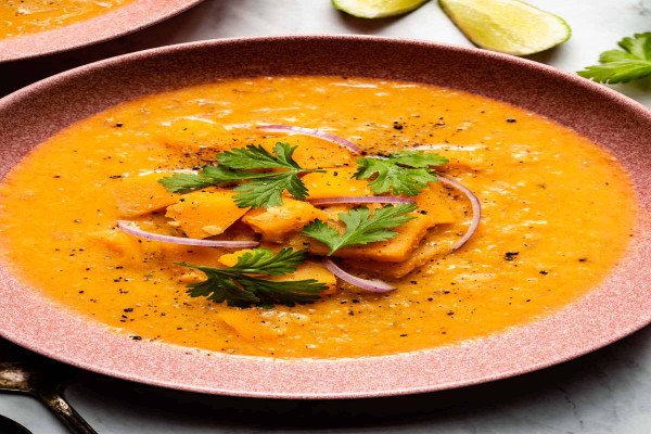 Red Curry Coconut Squash Soup