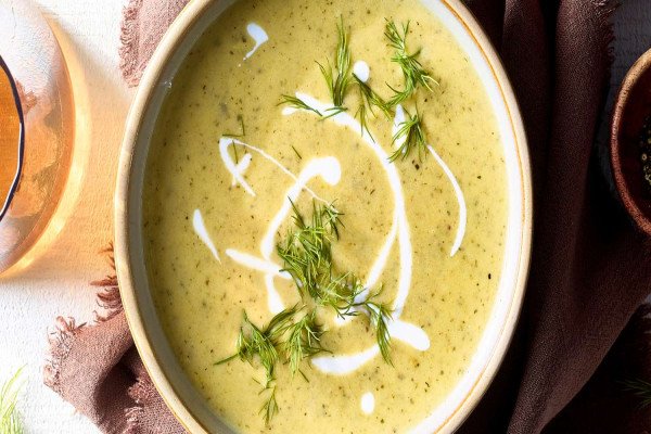 Zucchini Fenchel Suppe Zucchini and Fennel Soup