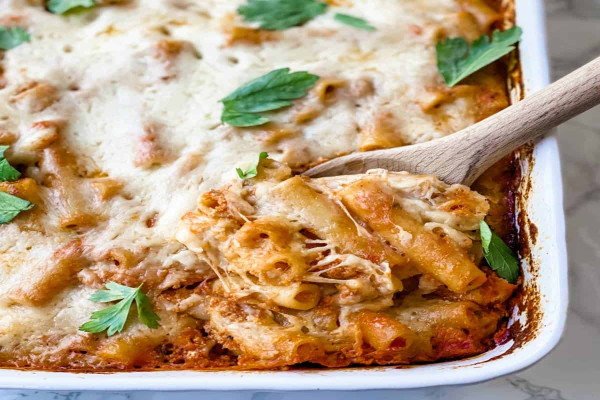 Healthier Baked Ziti