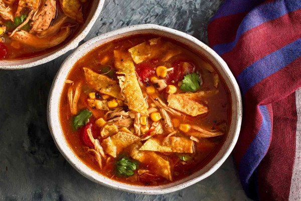 Slow Cooker Chicken Tortilla Soup