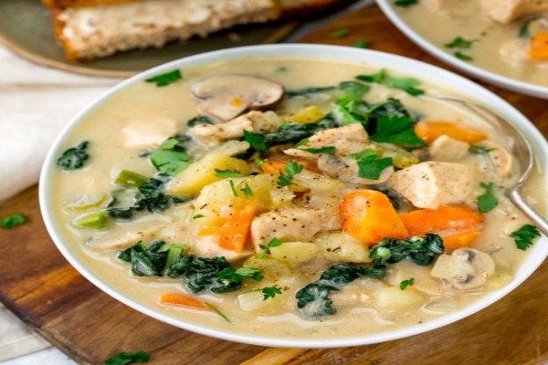 Creamy Chicken Vegetable Soup