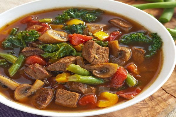 Beefy Italian Vegetable Soup