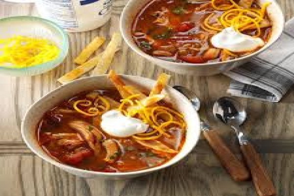 Pressure Cooker Chicken Enchilada Soup