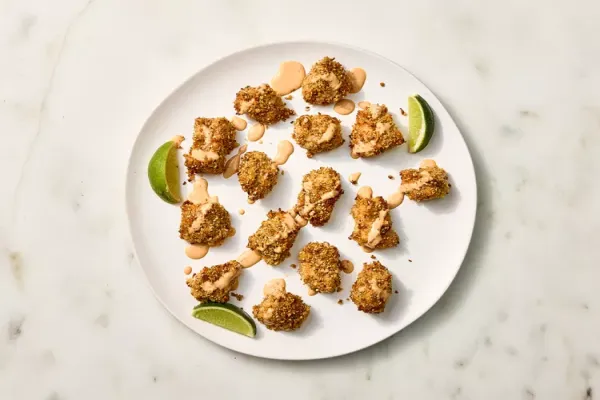 Panko Sesame Crusted Salmon Bites