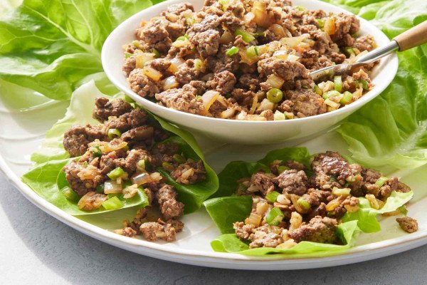 Asian Roll Lettuce Wrap
