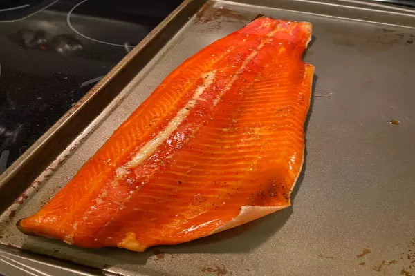 Dry Brined Smoked Salmon