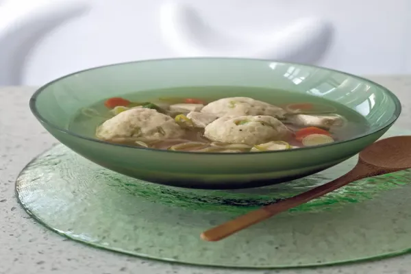 Chicken Soup with Rosemary Matzo Balls