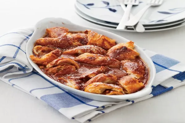 Caramel Croissant Pudding