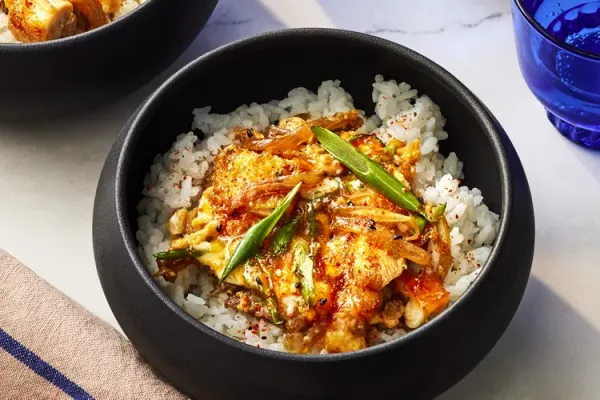 Oyakodon Chicken and Egg Rice Bowl