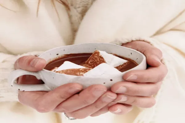 Super Rich Hot Chocolate with Coconut Cream