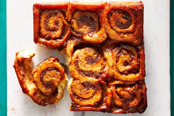 Pecan Plantain Sticky Buns