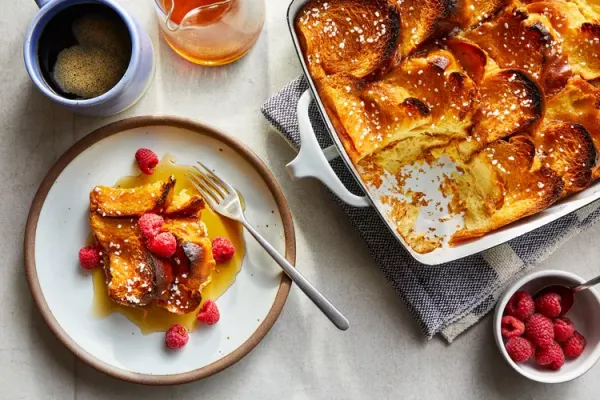 Cardamom Baked French Toast