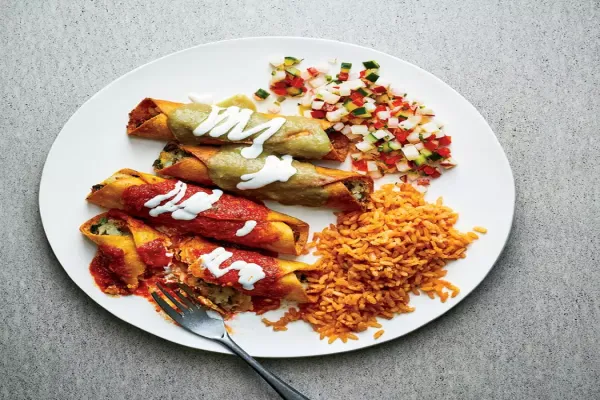 Potato and Poblano Taquitos