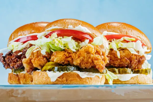 Super Crispy Fried Chicken Sandwiches